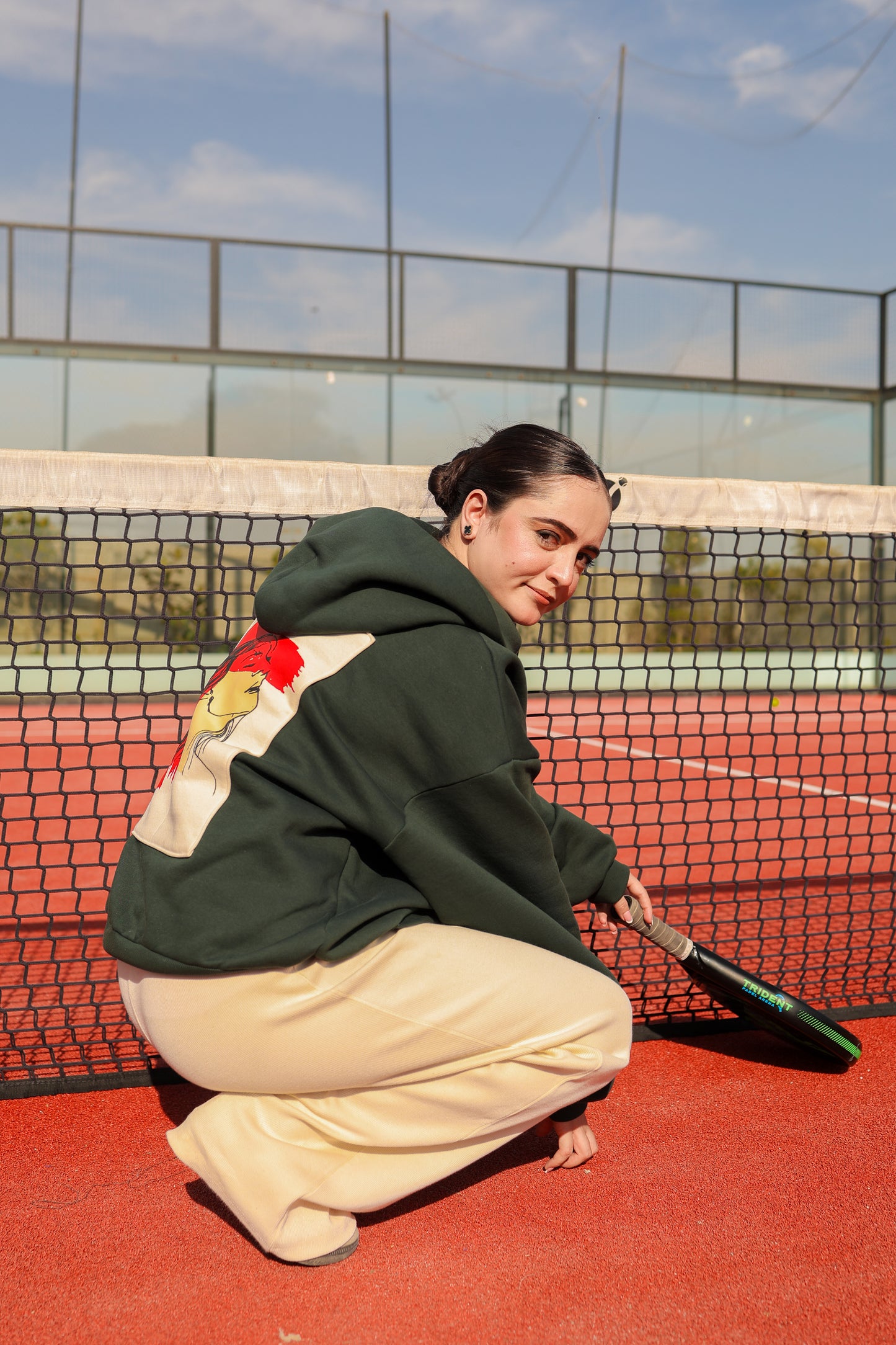 Abstract Portrait Graphic Unisex Hoodie