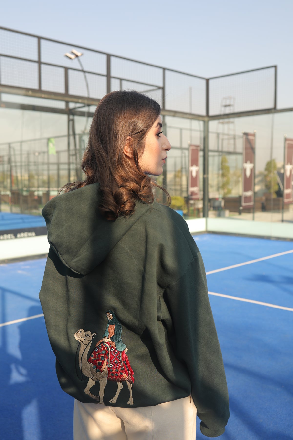 Desert Rider Embroidered Unisex Hoodie