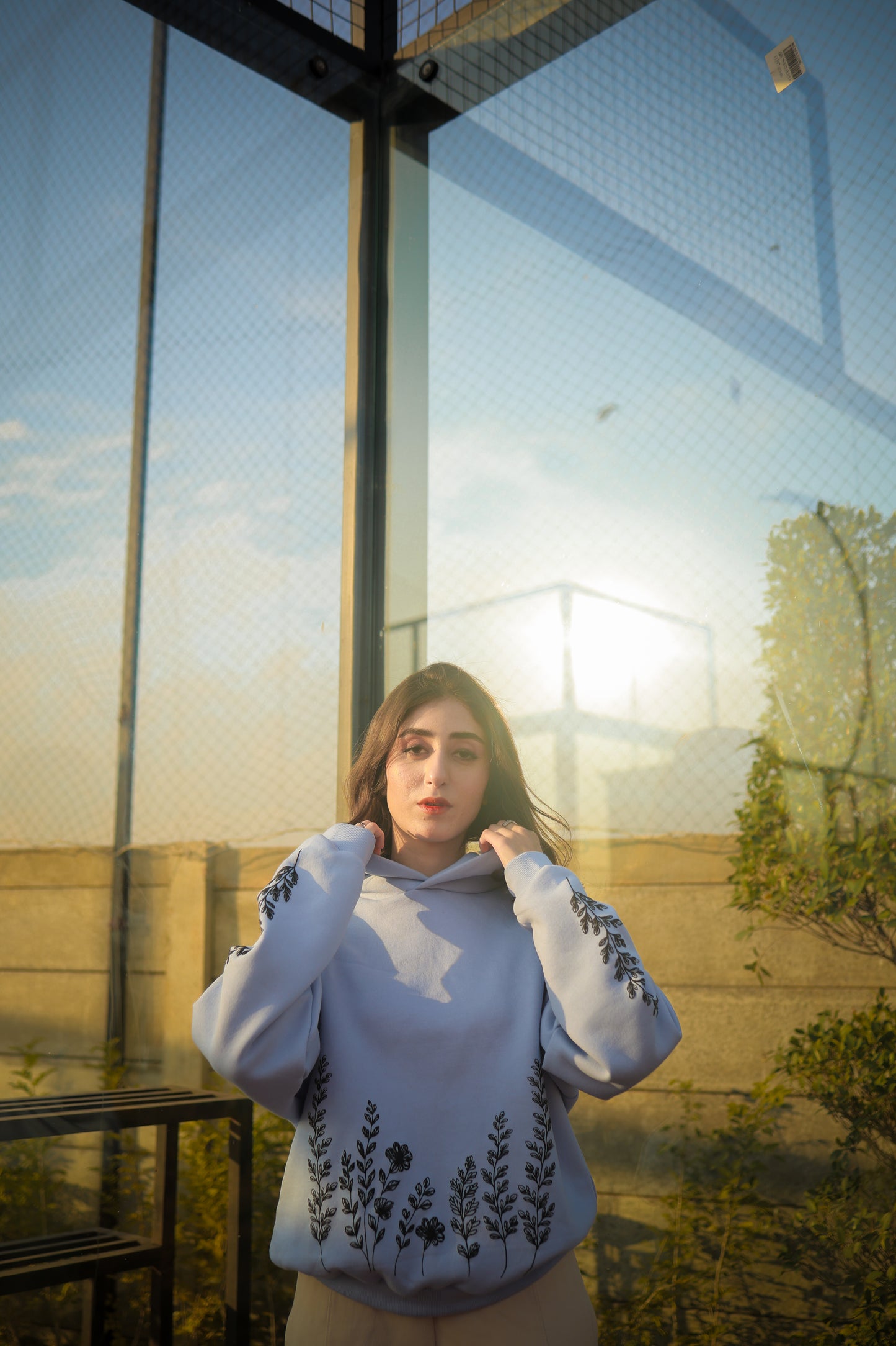 Floral Garden Graphic Unisex Hoodie