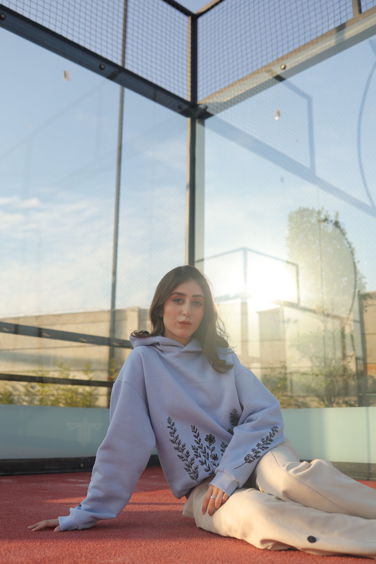 Floral Garden Graphic Unisex Hoodie