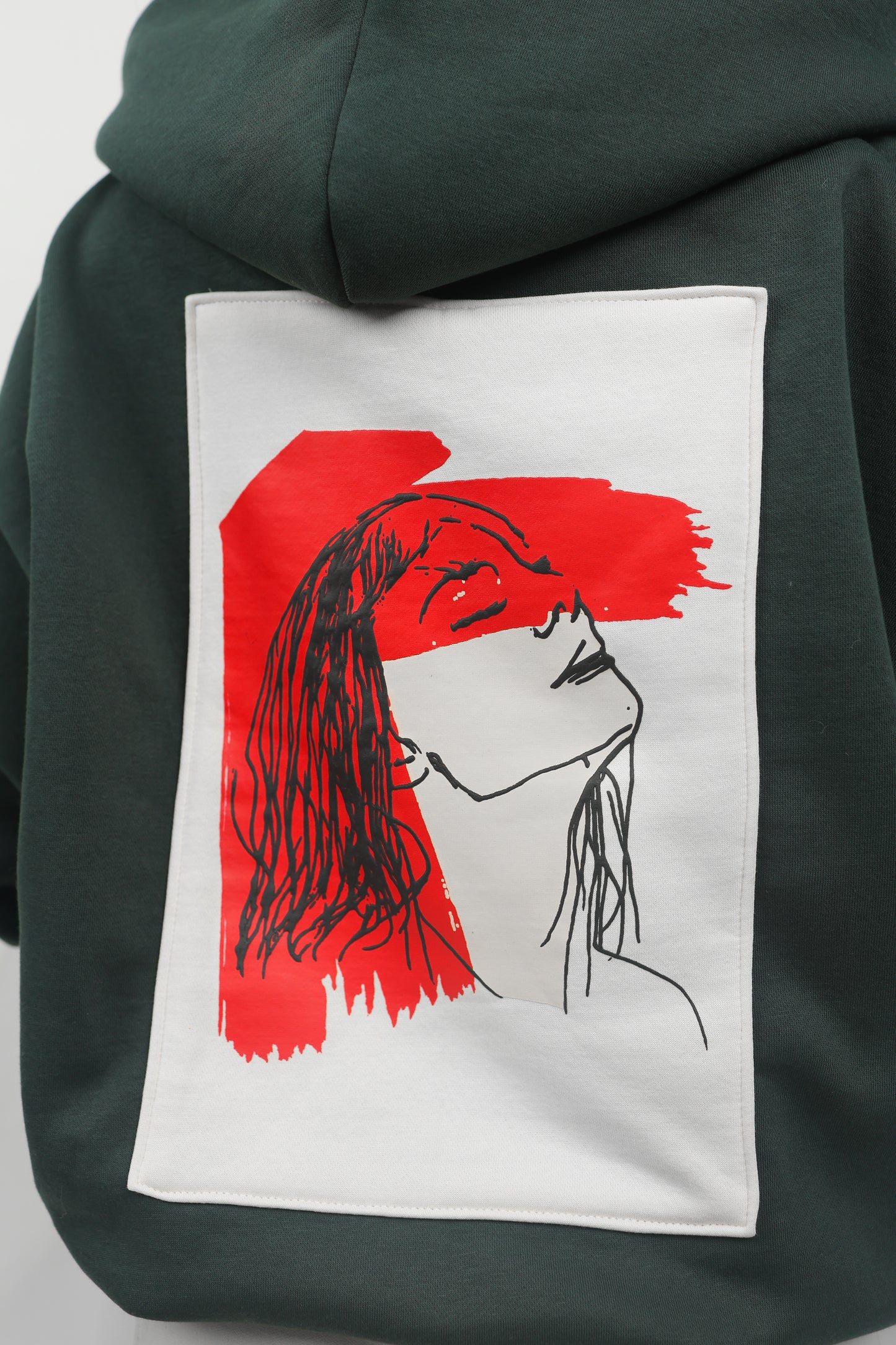 Abstract Portrait Graphic Unisex Hoodie