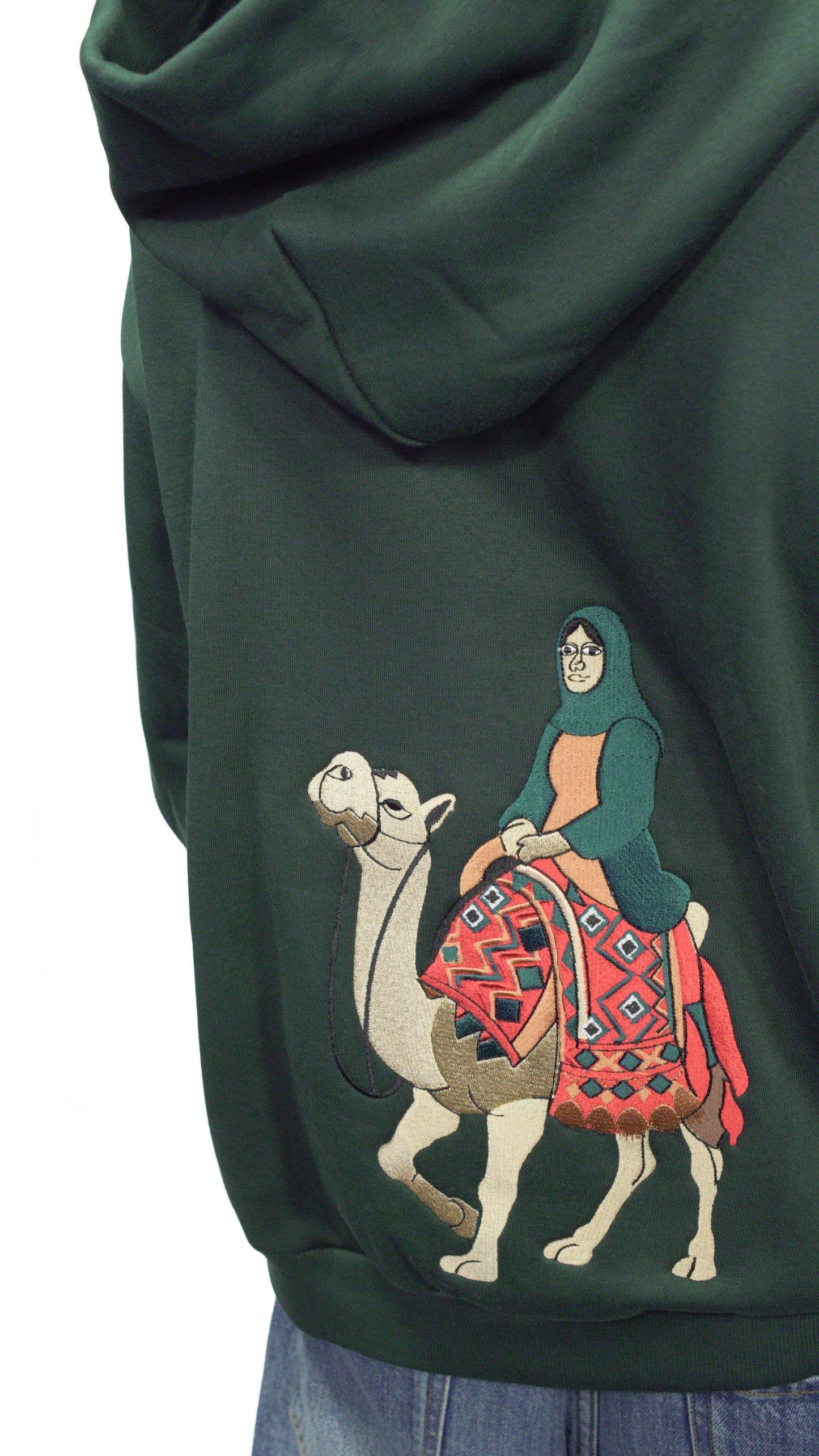 Desert Rider Embroidered Unisex Hoodie