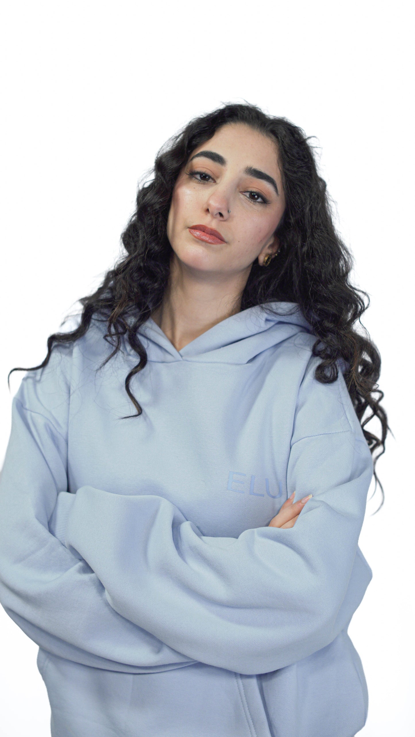 ELUX Minimal Text Hoodie