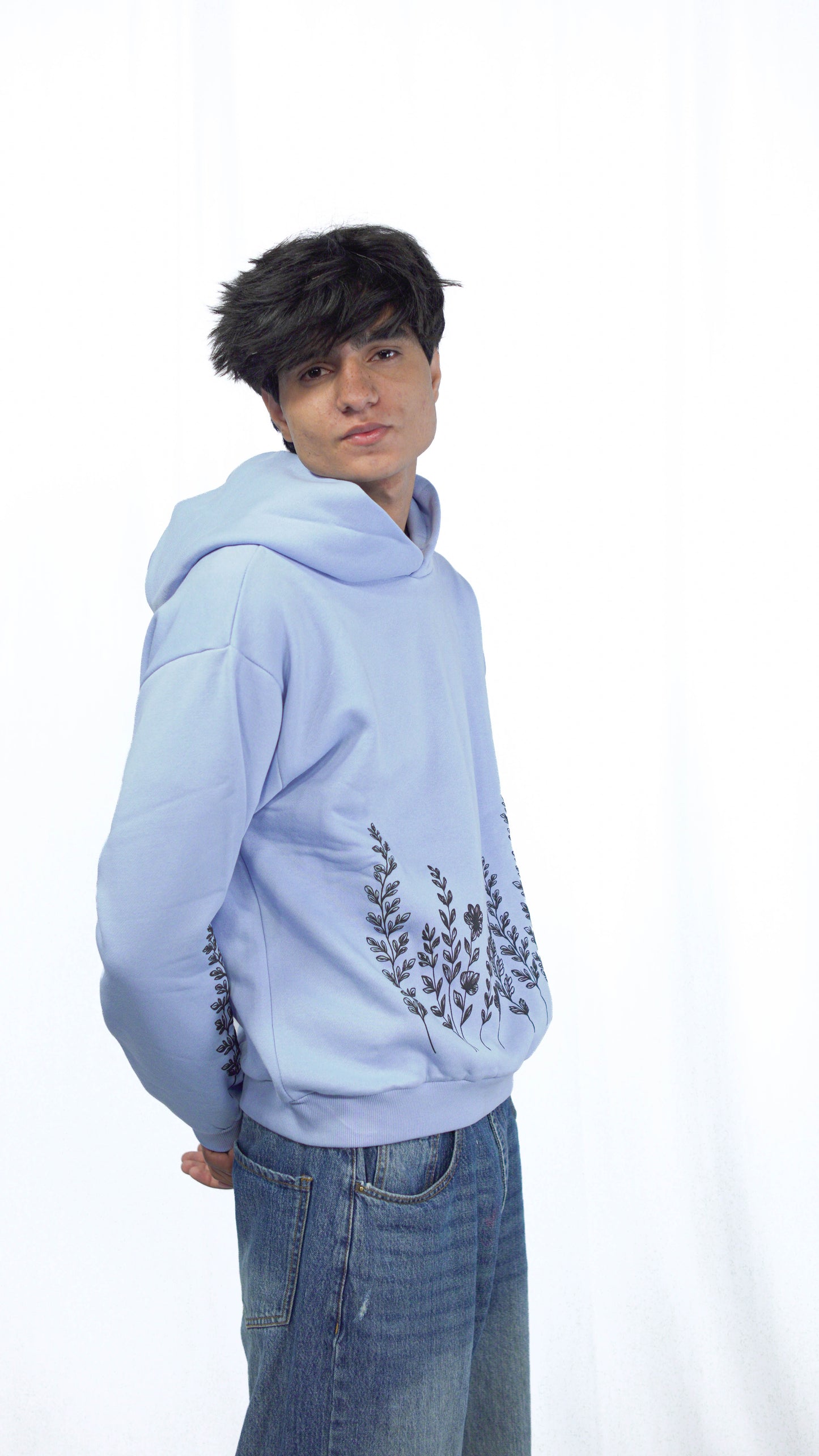 Floral Garden Graphic Unisex Hoodie