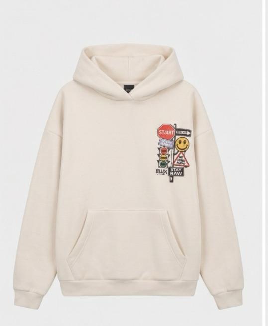 Urban Street Signs Graphic Hoodie
